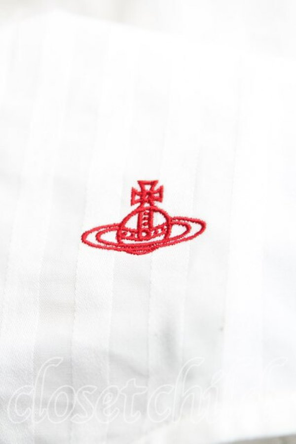 画像6: ヴィヴィアンウエストウッド 中古 / レースカラーシャツ 02（9号相当） 白  H-25-11-23-079-bl-OD-ZH (6)