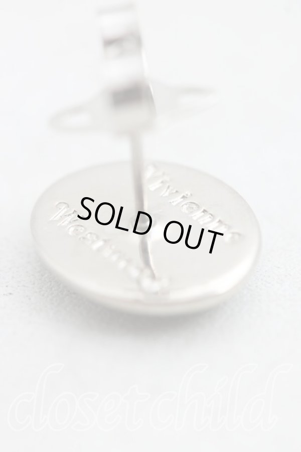 画像4: ヴィヴィアンウエストウッド 中古 / エナメルオーブボタンシングルスタッズピアス  シルバー  H-25-11-23-006-er-IN-ZH (4)