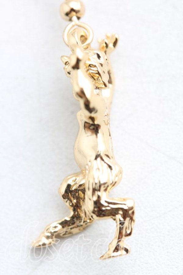 画像3: ヴィヴィアンウエストウッド 中古 / サティアドロップピアス  ゴールド  H-25-11-23-010-er-OD-ZH (3)