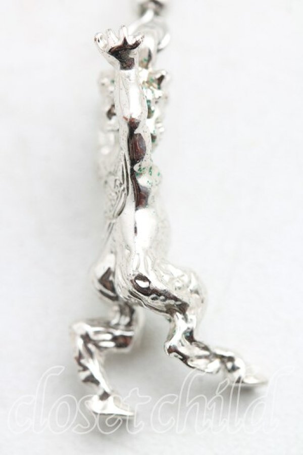 画像2: ヴィヴィアンウエストウッド 中古 / サティアドロップピアス  シルバー  H-25-11-23-011-er-OD-ZH (2)