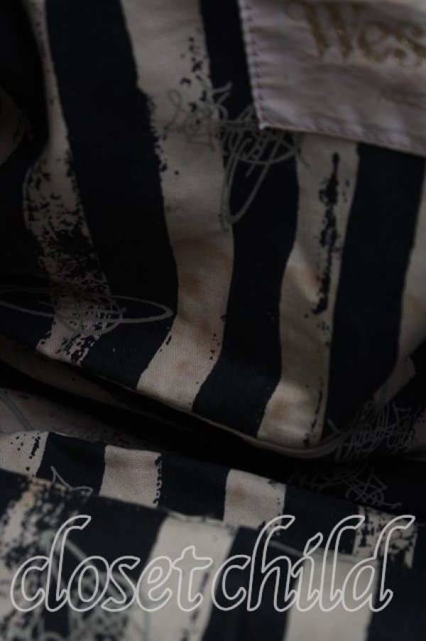 画像5: ヴィヴィアンウエストウッド 中古 / エッジウェアハンドバッグ  黒  H-25-11-23-001-ba-OD-ZH (5)