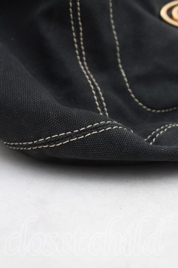 画像6: ヴィヴィアンウエストウッド 中古 / エッジウェアハンドバッグ  黒  H-25-11-23-001-ba-OD-ZH (6)