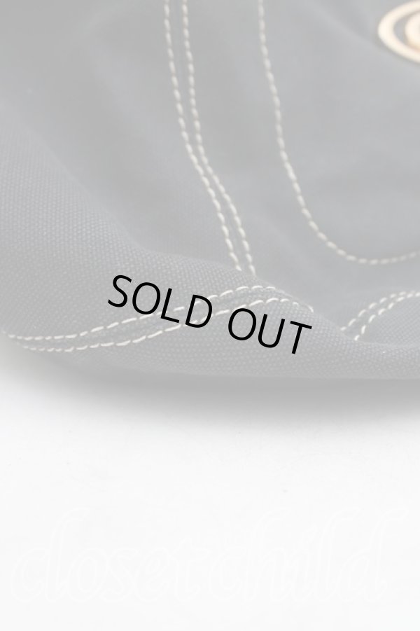 画像6: ヴィヴィアンウエストウッド 中古 / エッジウェアハンドバッグ  黒  H-25-11-23-001-ba-OD-ZH (6)