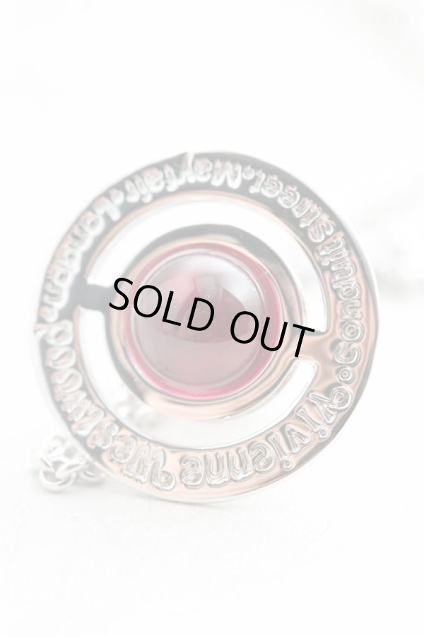 画像3: ヴィヴィアンウエストウッド 中古 / タイニーオーブネックレス  シルバーｘピンク  H-25-11-23-016-nl-OD-ZH (3)