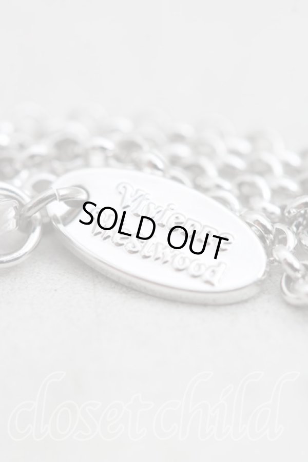 画像4: ヴィヴィアンウエストウッド 中古 / タイニーオーブネックレス  シルバーｘピンク  H-25-11-23-016-nl-OD-ZH (4)