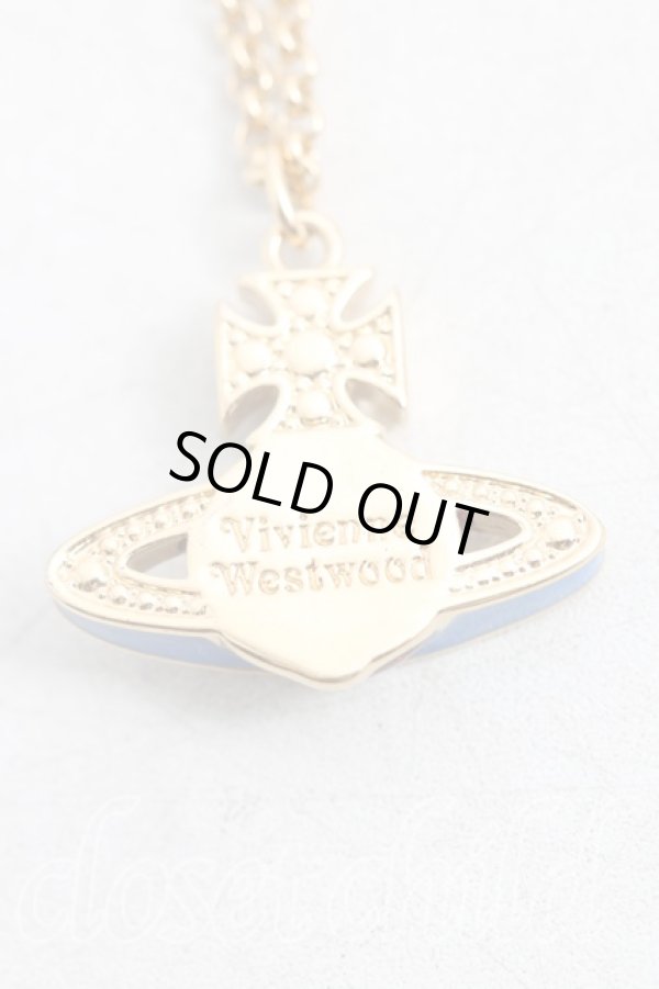 画像2: ヴィヴィアンウエストウッド 中古 / レジーナミニバスレリーフネックレス  ゴールド  H-25-11-23-017-nl-IN-ZH (2)