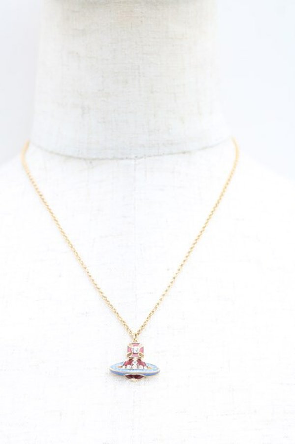 画像5: ヴィヴィアンウエストウッド 中古 / レジーナミニバスレリーフネックレス  ゴールド  H-25-11-23-017-nl-IN-ZH (5)