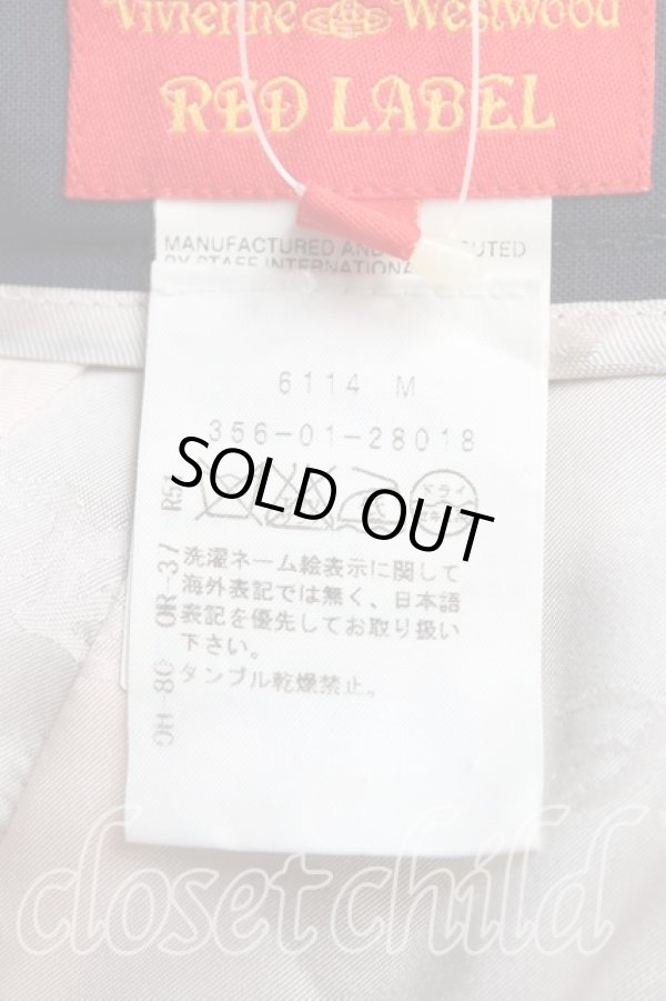 画像4: ヴィヴィアンウエストウッド 中古 / エナメルボタンペンシルスカート 40（9号相当） 紺  H-25-11-30-021-sk-OD-ZH (4)