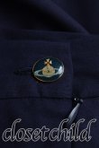 画像6: ヴィヴィアンウエストウッド 中古 / エナメルボタンペンシルスカート 40（9号相当） 紺  H-25-11-30-021-sk-OD-ZH (6)