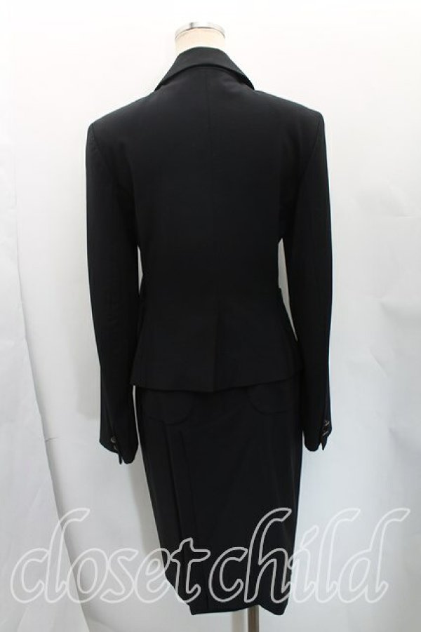 画像2: ヴィヴィアンウエストウッド 中古 / シングルセットアップ 40（9号相当） 黒  H-25-11-30-023-su-OD-ZH (2)