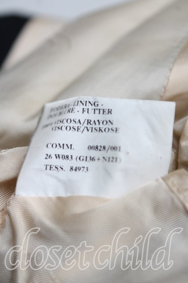 画像7: ヴィヴィアンウエストウッド 中古 / シングルセットアップ 40（9号相当） 黒  H-25-11-30-023-su-OD-ZH (7)