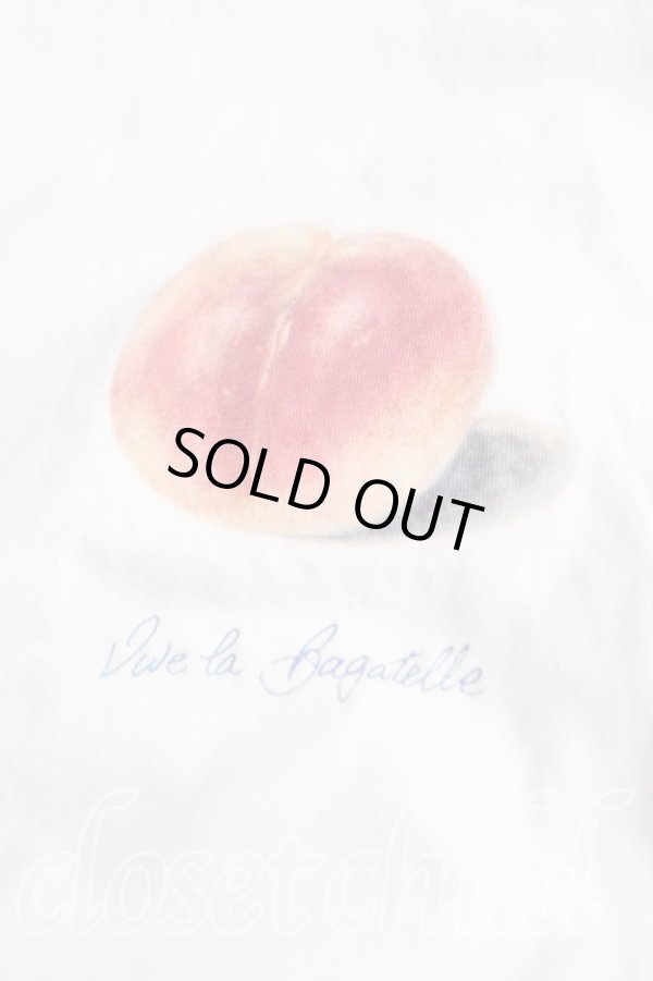 画像7: ヴィヴィアンウエストウッド 中古 / 桃柄Tシャツ M 白  H-25-11-30-024-ts-OD-ZH (7)