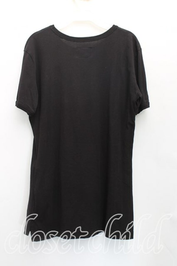 画像2: ANGLOMANIA 中古 / キッシングTシャツ L 黒  H-25-11-30-025-ts-OD-ZH (2)