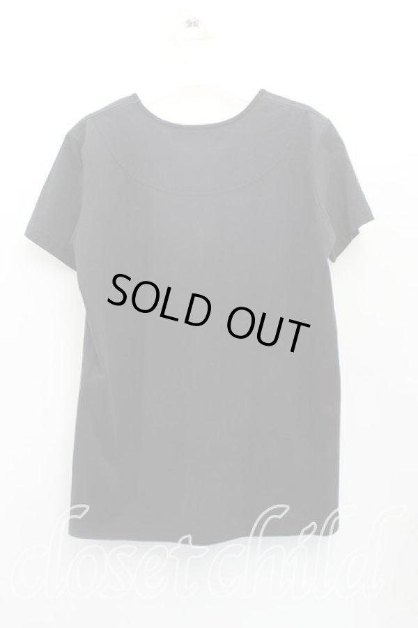 画像2: ANGLOMANIA 中古 / フラワーptTシャツ M 黒  H-25-11-30-026-ts-OD-ZH (2)