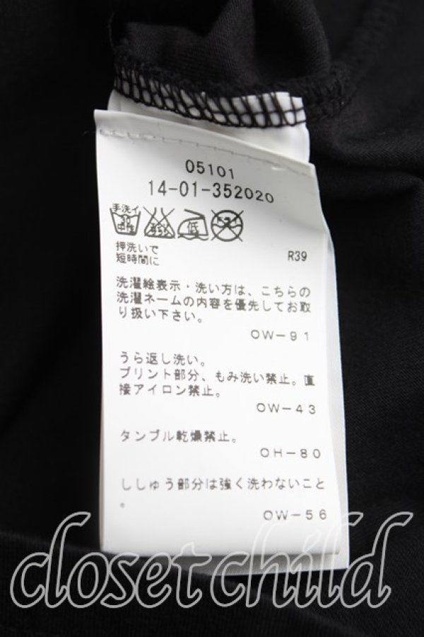 画像4: ANGLOMANIA 中古 / フラワーptTシャツ M 黒  H-25-11-30-026-ts-OD-ZH (4)
