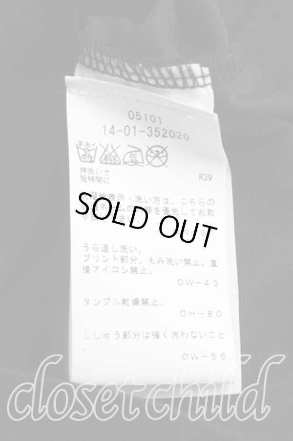 画像4: ANGLOMANIA 中古 / フラワーptTシャツ M 黒  H-25-11-30-026-ts-OD-ZH (4)