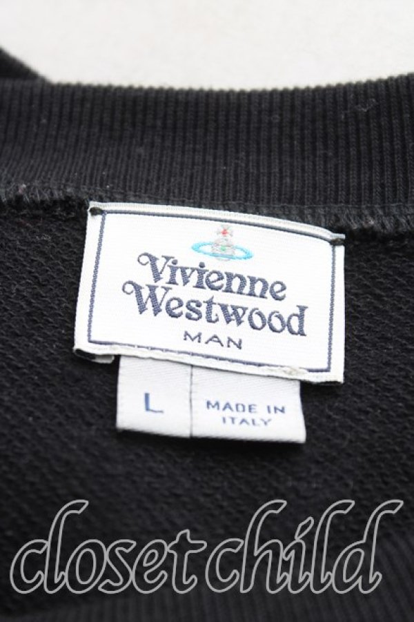 画像3: ヴィヴィアンウエストウッド MAN 中古 / ミルキーウェイスウェット L 黒  H-25-11-30-027-to-OD-ZH (3)