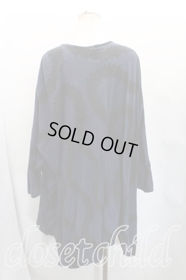 画像2: ANGLOMANIA 中古 / スクイグルBIGTシャツ XS 紺  H-25-11-30-028-to-OD-ZH (2)