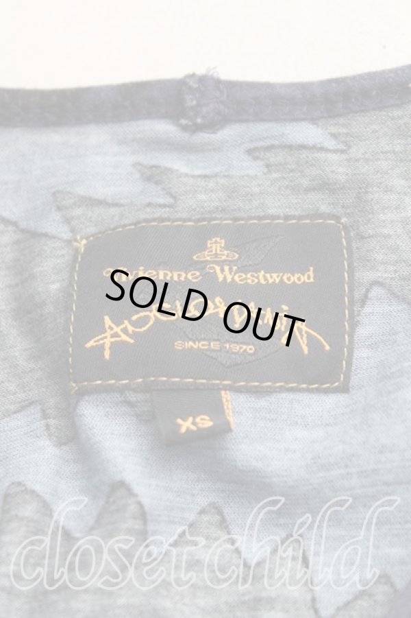 画像3: ANGLOMANIA 中古 / スクイグルBIGTシャツ XS 紺  H-25-11-30-028-to-OD-ZH (3)