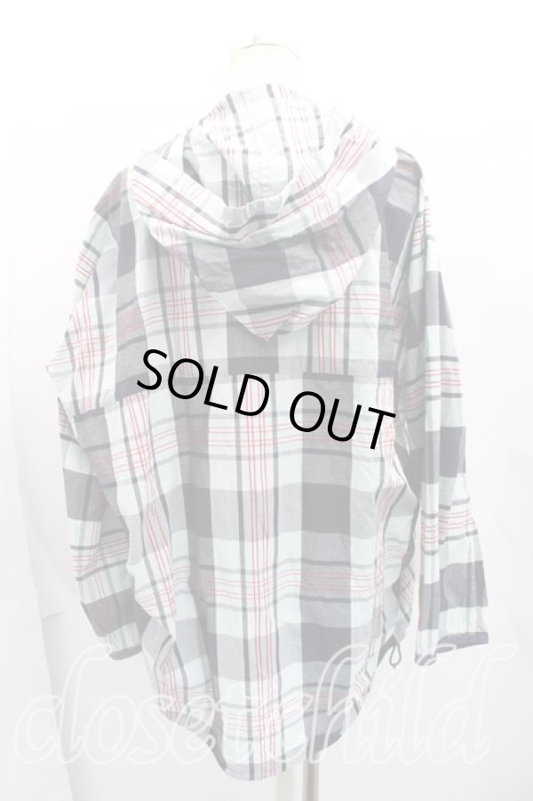 画像2: ヴィヴィアンウエストウッド 中古 / サマーチェックジップアップパーカー 00（ワンサイズ） 黒ｘ緑  H-25-11-30-034-to-OD-ZH (2)