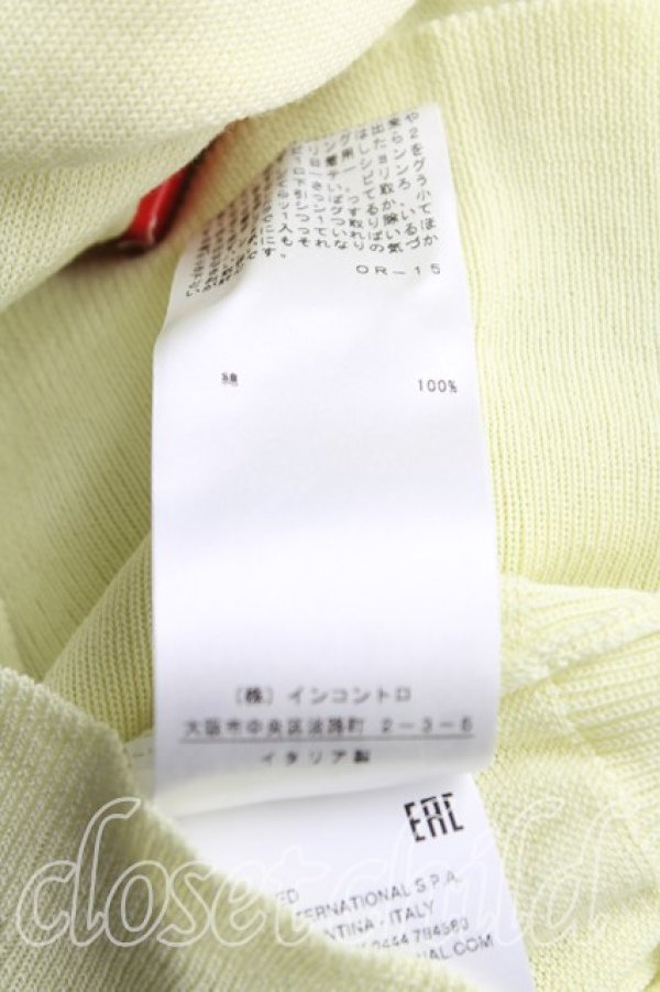 画像5: ヴィヴィアンウエストウッド 中古 / カラーオーブ刺繍カーディガン L ライム  H-25-11-30-036-to-OD-ZH (5)