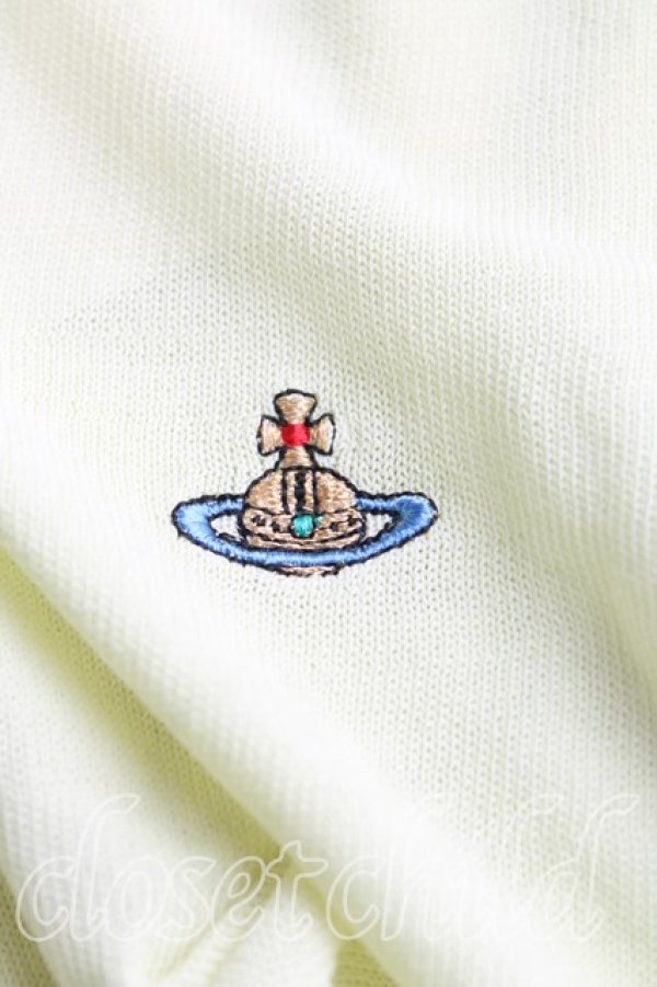 画像6: ヴィヴィアンウエストウッド 中古 / カラーオーブ刺繍カーディガン L ライム  H-25-11-30-036-to-OD-ZH (6)
