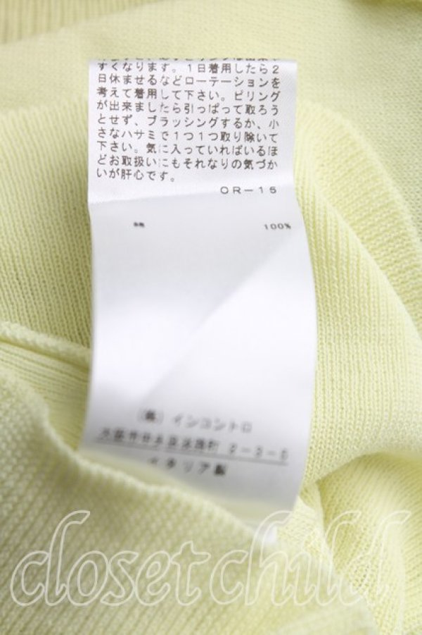 画像5: ヴィヴィアンウエストウッド 中古 / カラーオーブ刺繍サマーニット M ライム  H-25-11-30-037-to-OD-ZH (5)