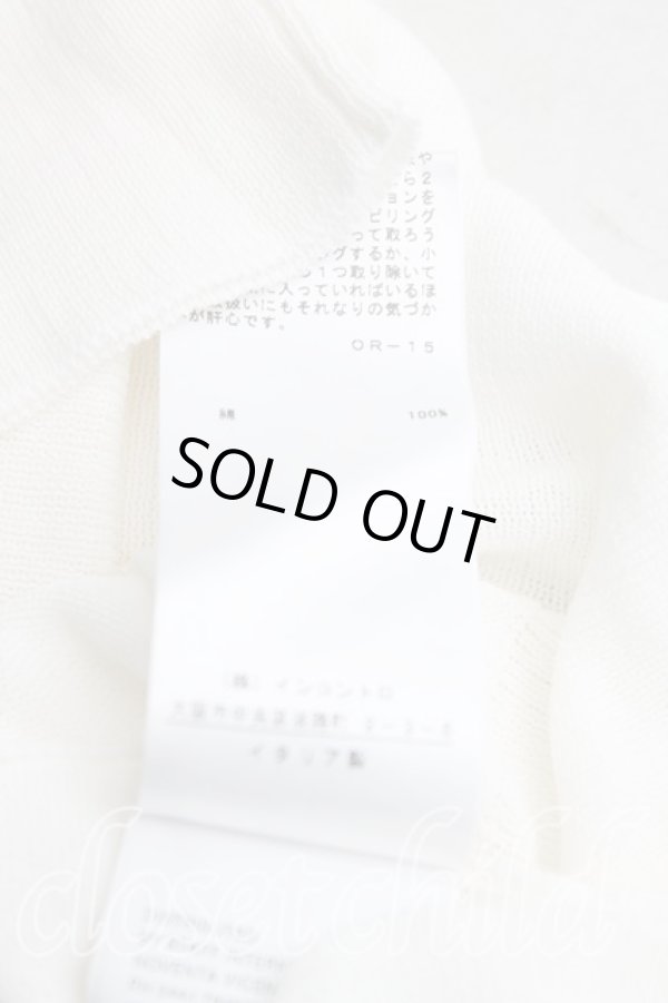 画像5: ヴィヴィアンウエストウッド 中古 / カラーオーブ刺繍サマーニット M 白  H-25-11-30-038-to-OD-ZH (5)