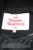 画像3: ヴィヴィアンウエストウッド MAN 中古 / LOGOS EXBROIDERYボンバー 44（メンズS相当） 黒  H-25-11-30-004-jc-OD-ZH (3)