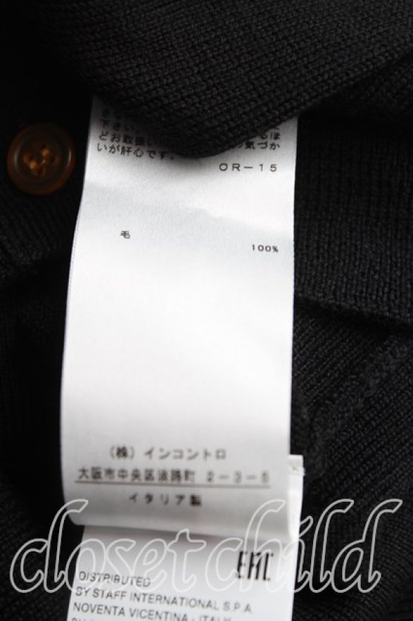 画像5: ヴィヴィアンウエストウッド 中古 / カラーオーブ刺繍カーディガン M 黒  H-25-11-30-039-to-OD-ZH (5)