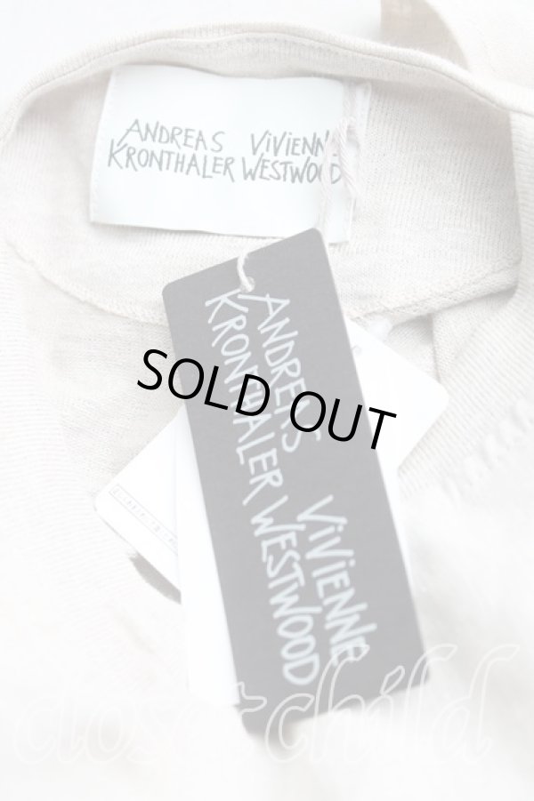 画像3: ヴィヴィアンウエストウッド 中古 / VIVIENNE　Tシャツ M ベージュ  H-25-11-30-041-to-OD-ZH (3)