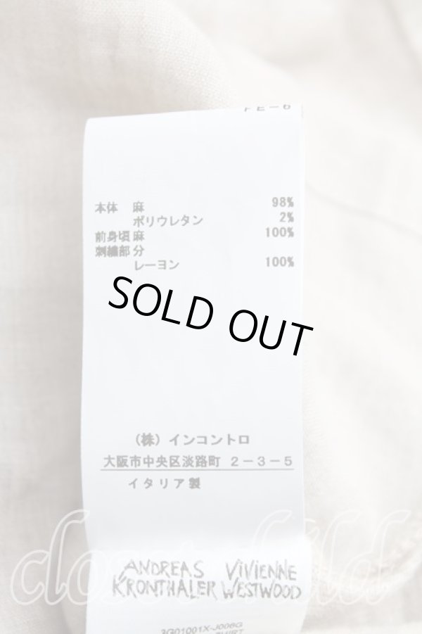 画像5: ヴィヴィアンウエストウッド 中古 / VIVIENNE　Tシャツ M ベージュ  H-25-11-30-041-to-OD-ZH (5)