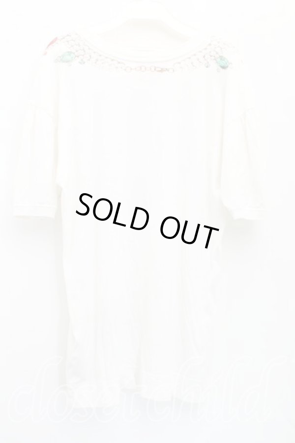 画像2: ヴィヴィアンウエストウッド 中古 / パフスリーブTシャツ 01（7号相当） 白  H-25-11-30-042-to-OD-ZH (2)