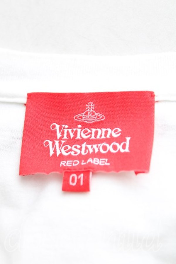 画像3: ヴィヴィアンウエストウッド 中古 / パフスリーブTシャツ 01（7号相当） 白  H-25-11-30-042-to-OD-ZH (3)