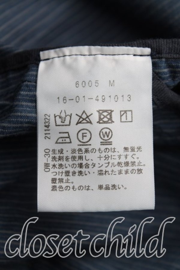 画像4: ヴィヴィアンウエストウッド 中古 / ストライプフーディブルゾン 2（9号相当） 青  H-25-11-30-005-jc-OD-ZH (4)