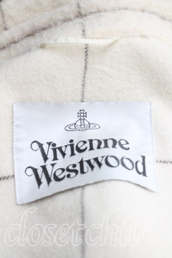 画像3: ヴィヴィアンウエストウッド 中古 / 起毛ハリスコート M 生成  H-25-11-30-008-op-OD-ZH (3)