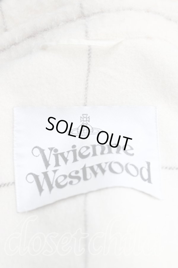 画像3: ヴィヴィアンウエストウッド 中古 / 起毛ハリスコート M 生成  H-25-11-30-008-op-OD-ZH (3)