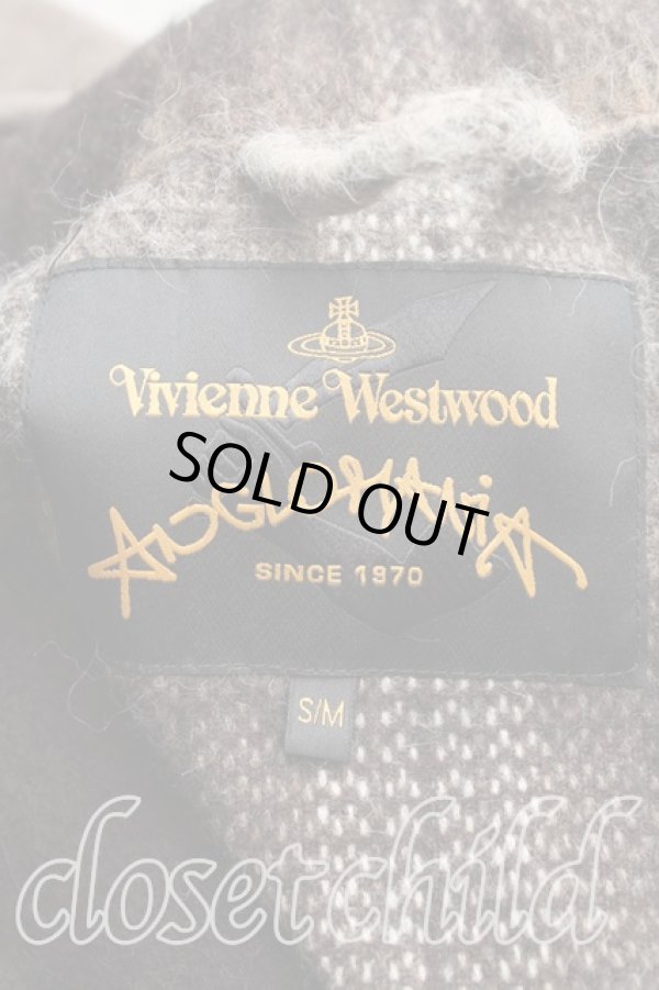 画像3: ANGLOMANIA 中古 / ブランケットケープ S/M 茶  H-25-11-30-013-co-OD-ZH (3)