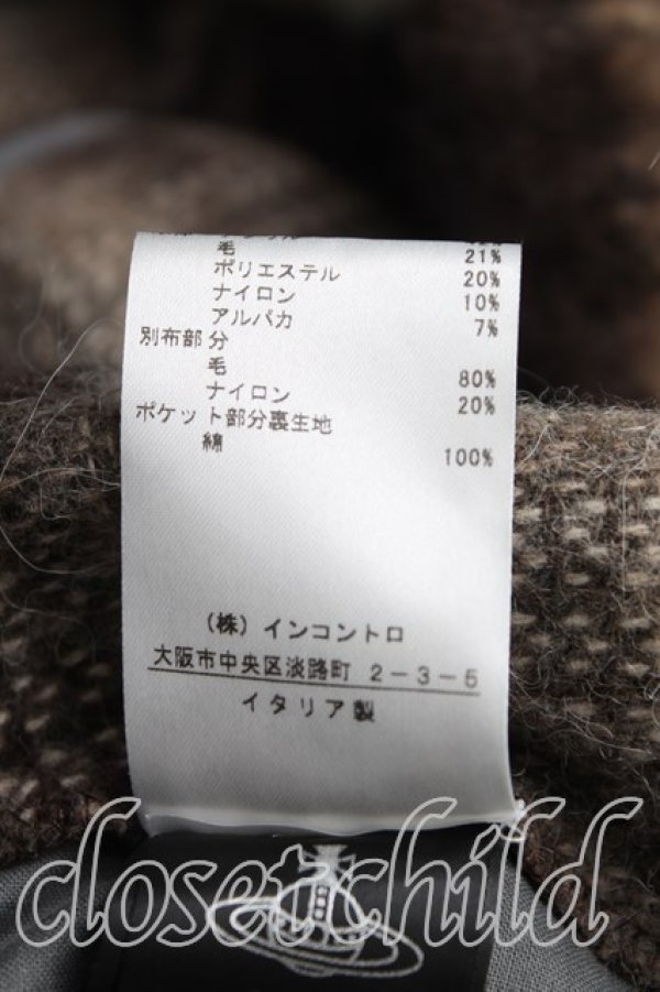 画像5: ANGLOMANIA 中古 / ブランケットケープ S/M 茶  H-25-11-30-013-co-OD-ZH (5)