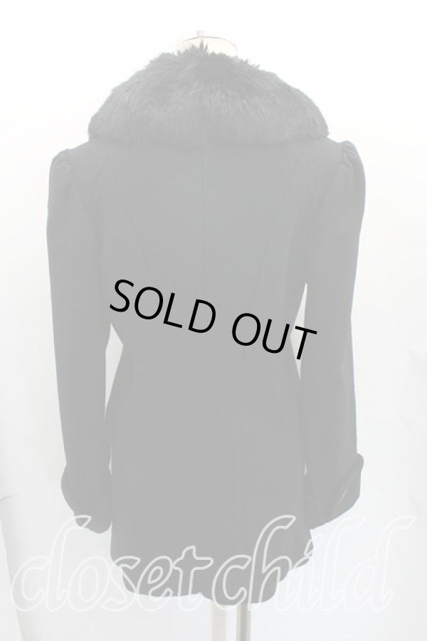 画像2: ヴィヴィアンウエストウッド 中古 / ファーコート 3（11号相当） 黒  H-25-11-30-014-co-OD-ZH (2)