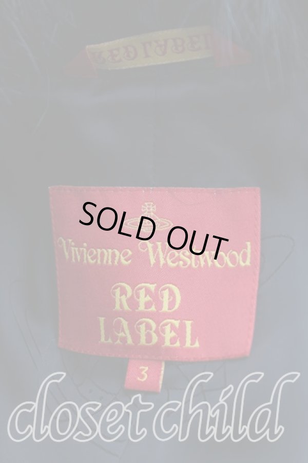 画像4: ヴィヴィアンウエストウッド 中古 / ファーコート 3（11号相当） 黒  H-25-11-30-014-co-OD-ZH (4)