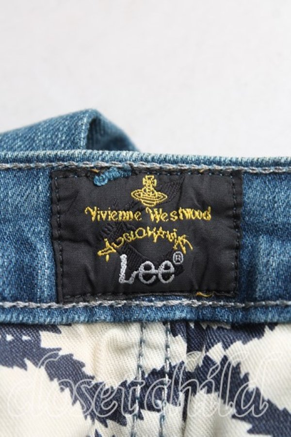 画像3: ヴィヴィアンウエストウッド Anglomania and Lee 中古 / クラシックジーン W32 インディゴ  H-25-11-30-015-pa-OD-ZH (3)