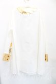 画像2: ヴィヴィアンウエストウッド 中古 / 箔ptロングシャツ 00（ワンサイズ） 白  H-25-11-30-017-bl-OD-ZH (2)