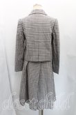 画像2: ヴィヴィアンウエストウッド 中古 / タータンチェックセットアップ 36(7号相当) ベージュ×黒  H-25-12-07-020-su-IN-ZH (2)