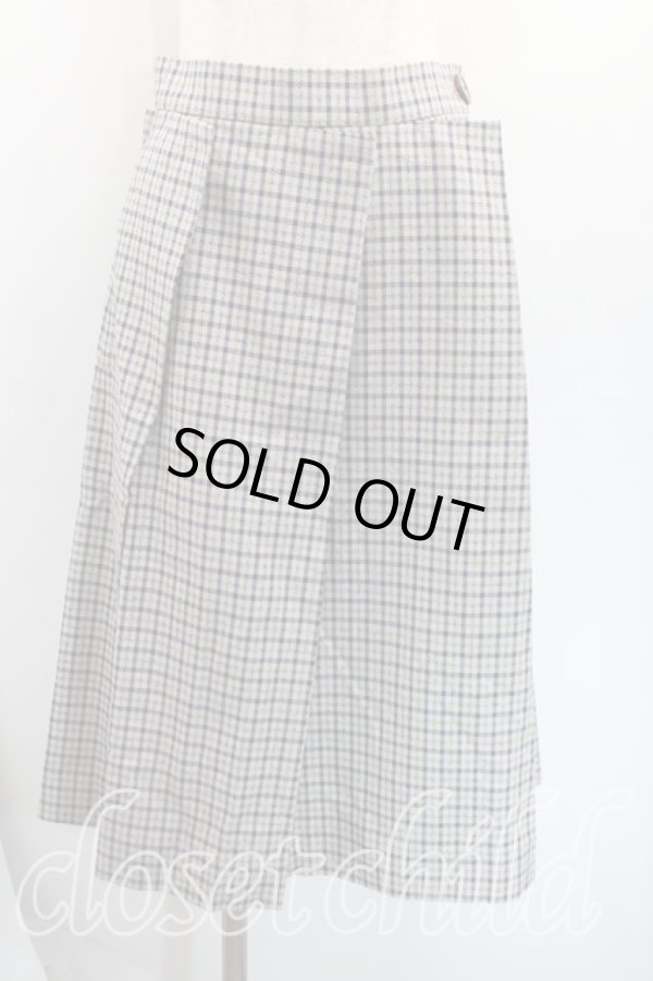 画像3: ヴィヴィアンウエストウッド 中古 / タータンチェックセットアップ 36(7号相当) ベージュ×黒  H-25-12-07-020-su-IN-ZH (3)