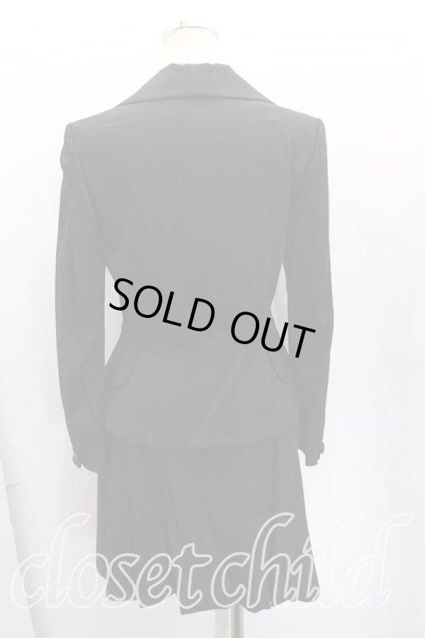 画像2: ヴィヴィアンウエストウッド 中古 / ラブジャケットセットアップ 2（9号相当） 黒  H-25-12-07-021-su-OD-ZH (2)