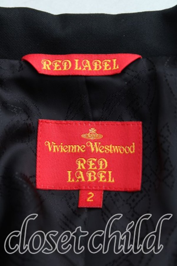 画像5: ヴィヴィアンウエストウッド 中古 / ラブジャケットセットアップ 2（9号相当） 黒  H-25-12-07-021-su-OD-ZH (5)