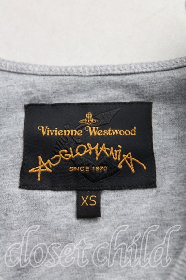画像3: ANGLOMANIA 中古 / フラワーptTシャツ XS 灰  H-25-12-07-022-ts-IN-ZH (3)