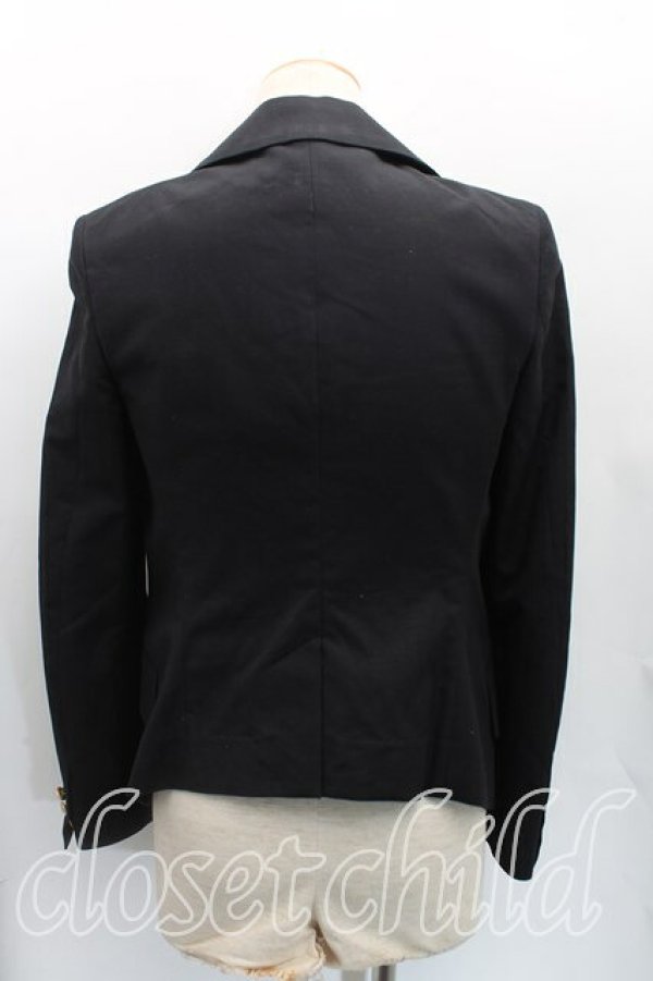 画像2: ヴィヴィアンウエストウッド MAN 中古 / リネンジャケット 44(メンズS相当) 黒  H-25-12-07-003-jc-IN-ZH (2)