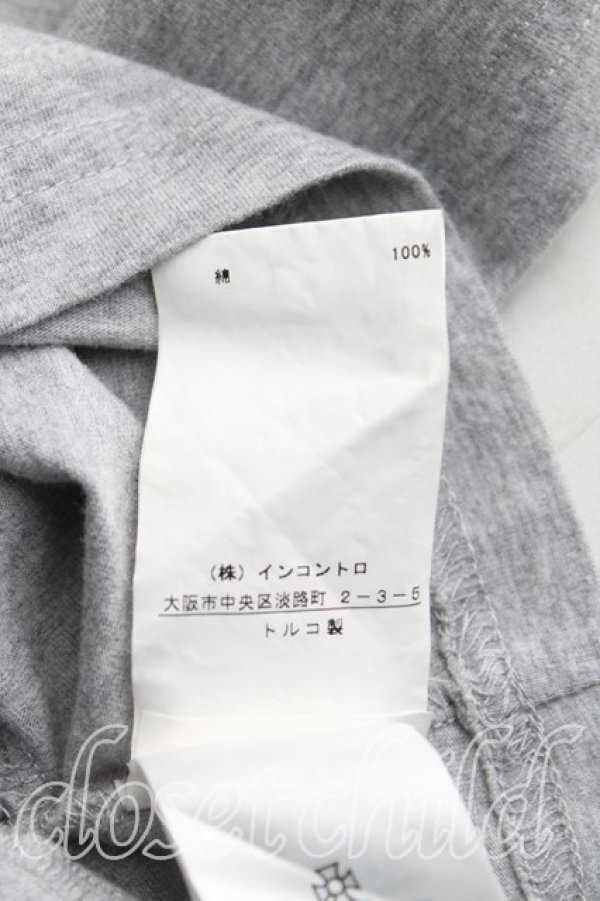 画像5: ANGLOMANIA 中古 / フラワーptTシャツ XS 灰  H-25-12-07-022-ts-IN-ZH (5)